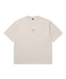 共用) ヴィンテージウォッシングWロゴ半袖Tシャツ