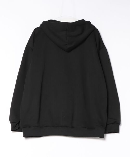 Never mind the XU / Chikashitsu+(ネバーマインド ザ エックスユー / チカシツプラス)の「【Nerd out XU】neko print zip hoodie / 【ナードアウトエックスユー】キャットプリントジップアップパーカー(パーカー・メンズ・ブラック・XL/M)」の4枚目の写真