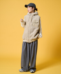 限定展開 KELTY × FREAK'S STORE/ケルティ 別注 ボア フーディー ベスト