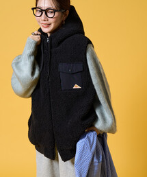 限定展開 KELTY × FREAK'S STORE/ケルティ 別注 ボア フーディー ベスト