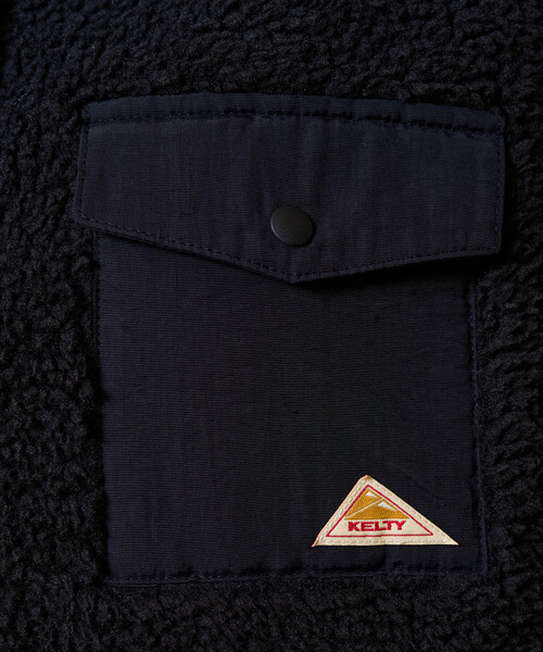 FREAK'S STORE（フリークスストア）の「限定展開 KELTY × FREAK'S STORE/ケルティ 別注 ボア フーディー ベスト（その他アウター・レディース・ブラック/ナチュラル/オリーブ・ﾌﾘ-）」の20枚目の写真