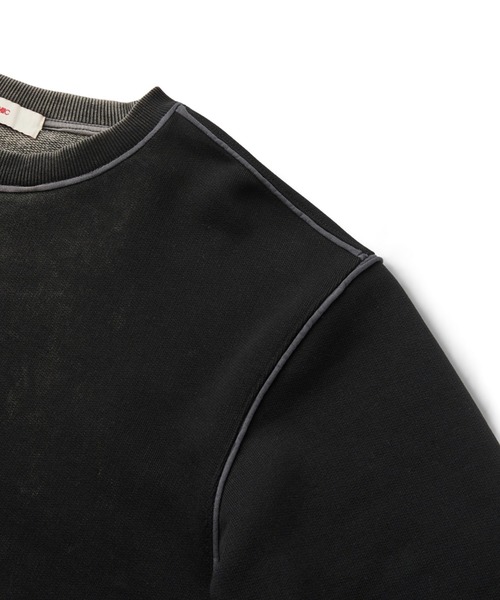 MMIC（エムエムアイシー）の「【MMIC】SHADE LAYER SWEATSHIRT / 【エムエムアイシー】シェ－ドレイヤースウェットシャツ（スウェット・メンズ・ブラック・L/M）」の9枚目の写真