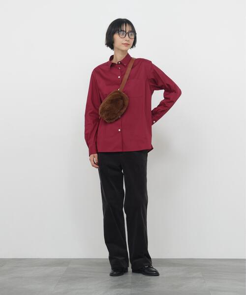 human woman（ヒューマンウーマン）の「◆別珍ストレッチストレートパンツ（その他パンツ・レディース・グレー系その他/ベージュ系その他2・SMALL/LARGE/MEDIUM）」の5枚目の写真