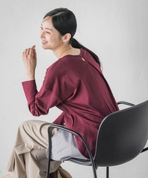 【WEB限定】≪背中美人革命≫汗染み軽減バックポイントロンT