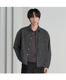 26 FW セミクロップドチェックシャツ (4カラー)