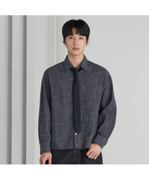 26 FW セミクロップドチェックシャツ (4カラー)