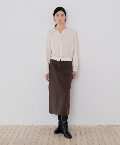 MOUI(モウイ)の「Lav lace blouse (NATURAL)(シャツ/ブラウス・レディース・アイボリー・FREE)」の4枚目の写真