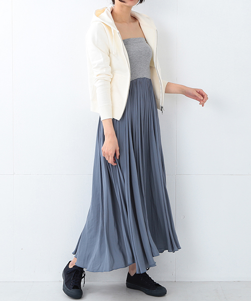 ★美品★ワンピース スカート Demi-Luxe BEAMS AK+1 2way Demi-Luxe BEAMS（デミルクス ビームス）AK+1 / 2WAY ギャザー