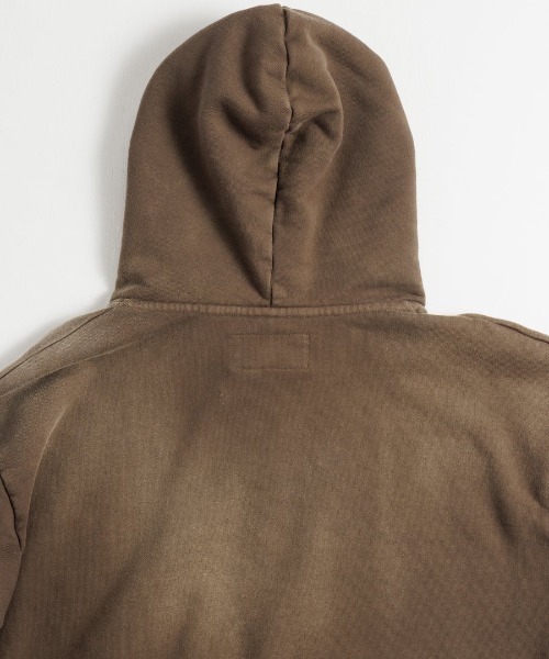 Anachronorm（アナクロノーム）の「【ANACHRONORM】FADED FULL ZIP HOODIE（パーカー・メンズ・ブラウン/ネイビー・3/2）」の5枚目の写真