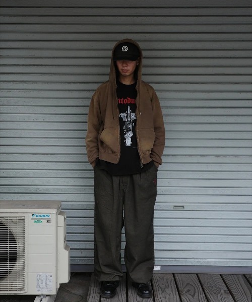 Anachronorm（アナクロノーム）の「【ANACHRONORM】FADED FULL ZIP HOODIE（パーカー・メンズ・ブラウン/ネイビー・3/2）」の15枚目の写真