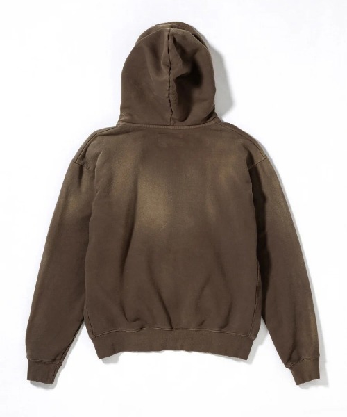 Anachronorm（アナクロノーム）の「【ANACHRONORM】FADED FULL ZIP HOODIE（パーカー・メンズ・ブラウン/ネイビー・3/2）」の3枚目の写真