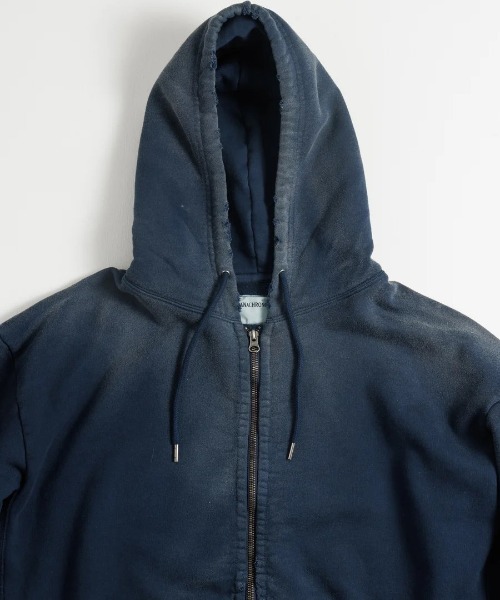Anachronorm（アナクロノーム）の「【ANACHRONORM】FADED FULL ZIP HOODIE（パーカー・メンズ・ブラウン/ネイビー・3/2）」の19枚目の写真