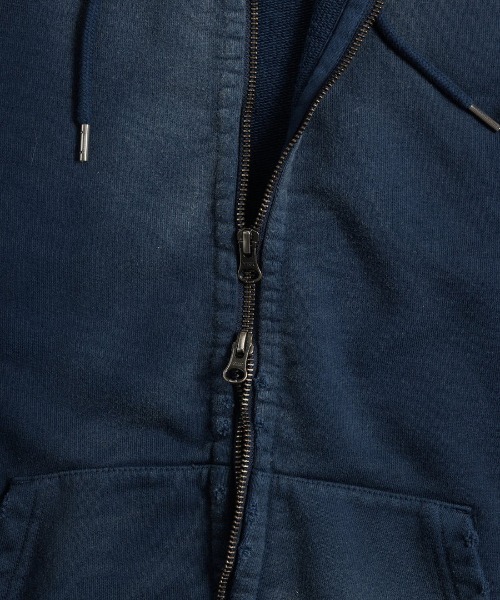 Anachronorm（アナクロノーム）の「【ANACHRONORM】FADED FULL ZIP HOODIE（パーカー・メンズ・ブラウン/ネイビー・3/2）」の21枚目の写真