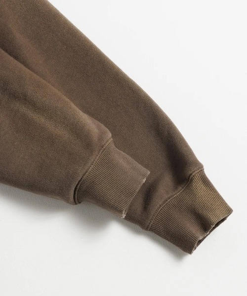 Anachronorm（アナクロノーム）の「【ANACHRONORM】FADED FULL ZIP HOODIE（パーカー・メンズ・ブラウン/ネイビー・3/2）」の9枚目の写真