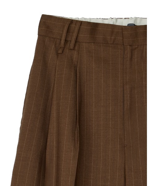 Ameri(アメリ)の「UNBALANCE DOCKING STRAIGHT WIDE PANTS(その他パンツ・レディース・ブラウン/グレー/スミクロ・SMALL/MEDIUM)」の9枚目の写真