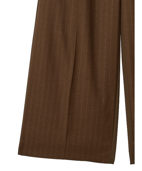 Ameri(アメリ)の「UNBALANCE DOCKING STRAIGHT WIDE PANTS(その他パンツ・レディース・ブラウン/グレー/スミクロ・SMALL/MEDIUM)」の8枚目の写真