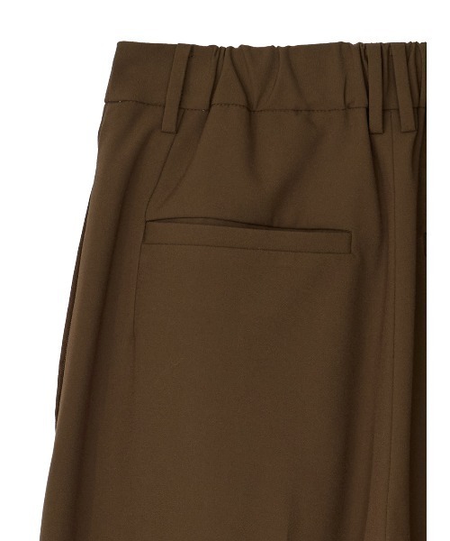 Ameri(アメリ)の「UNBALANCE DOCKING STRAIGHT WIDE PANTS(その他パンツ・レディース・ブラウン/グレー/スミクロ・SMALL/MEDIUM)」の5枚目の写真