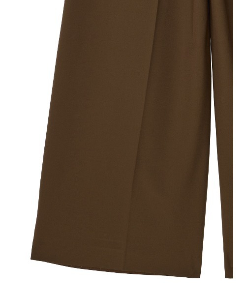 Ameri(アメリ)の「UNBALANCE DOCKING STRAIGHT WIDE PANTS(その他パンツ・レディース・ブラウン/グレー/スミクロ・SMALL/MEDIUM)」の4枚目の写真