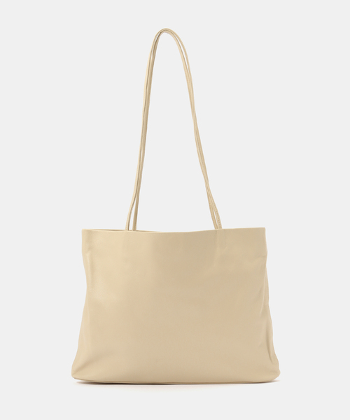 IENA(イエナ)の「MODERN WEAVING/モダン ウィーヴィング NARROW OVAL RELAXED TOTE バッグ 208(トートバッグ・レディース・ベージュ/ホワイト・FREE)」の2枚目の写真