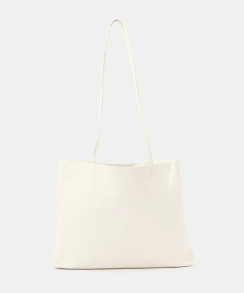 IENA(イエナ)の「MODERN WEAVING/モダン ウィーヴィング NARROW OVAL RELAXED TOTE バッグ 208(トートバッグ・レディース・ベージュ/ホワイト・FREE)」の1枚目の写真