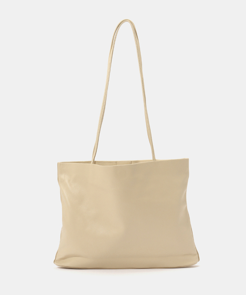 IENA(イエナ)の「MODERN WEAVING/モダン ウィーヴィング NARROW OVAL RELAXED TOTE バッグ 208(トートバッグ・レディース・ベージュ/ホワイト・FREE)」の4枚目の写真