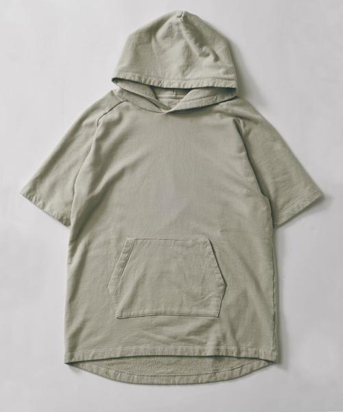 MONKEY TIME（モンキータイム）の「＜monkey time by CALUX＞∴ オーバーダイ ウラケ フーディー（パーカー・メンズ・ブラック/ナチュラル/オリーブ・SMALL/MEDIUM/LARGE/X-LARGE）」の5枚目の写真