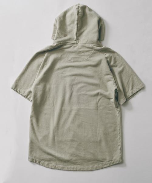 MONKEY TIME（モンキータイム）の「＜monkey time by CALUX＞∴ オーバーダイ ウラケ フーディー（パーカー・メンズ・ブラック/ナチュラル/オリーブ・SMALL/MEDIUM/LARGE/X-LARGE）」の6枚目の写真