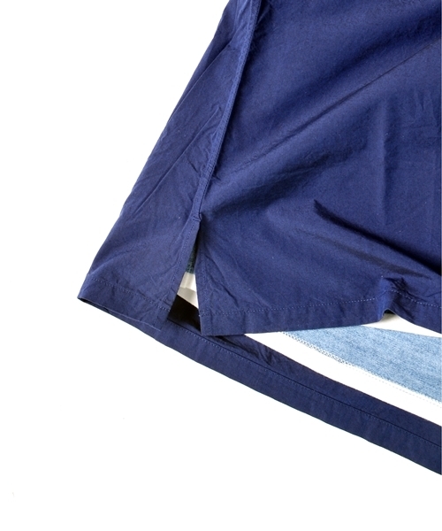 SHIPS（シップス）の「SC: SHIPS(シップス) コットン リラックス オープンカラーシャツ"5分袖"■（シャツ/ブラウス・メンズ・ネイビー/オリーブ/ホワイト・LARGE/MEDIUM/X-LARGE/SMALL）」の8枚目の写真