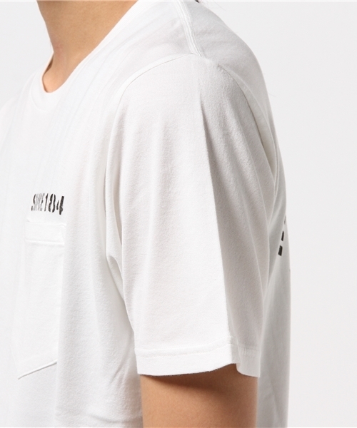 HYSTERIC GLAMOUR（ヒステリックグラマー）の「STENCIL WOMAN pt ポケ付T-SH（Tシャツ/カットソー・メンズ・ホワイト/ピンク/ブルー/ブラック・LARGE/MEDIUM/SMALL/X-LARGE）」の8枚目の写真