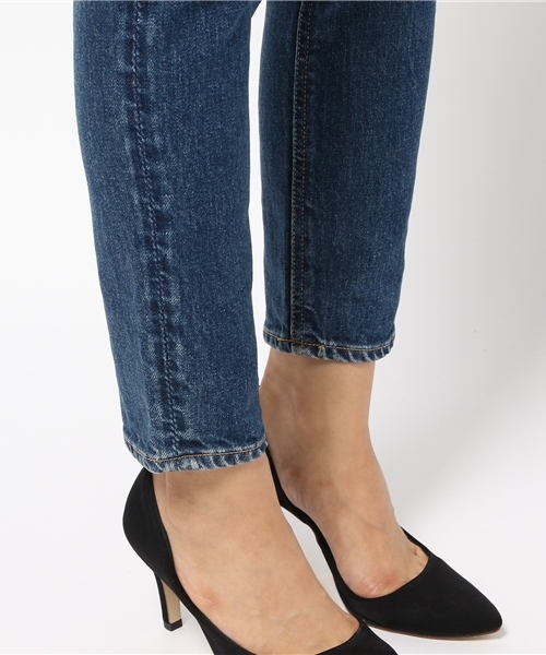 SLY（スライ）の「WOLT JW ANKLE SLIM-A（デニムパンツ・レディース・ブルー・24inch/23inch/26inch/27inch/25inch）」の9枚目の写真