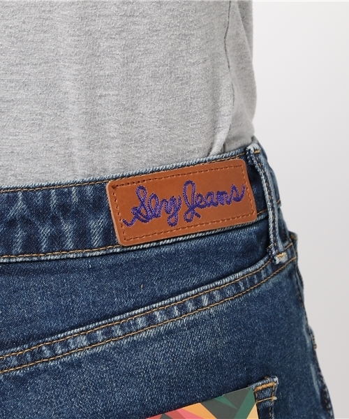 SLY（スライ）の「WOLT JW ANKLE SLIM-A（デニムパンツ・レディース・ブルー・24inch/23inch/26inch/27inch/25inch）」の10枚目の写真