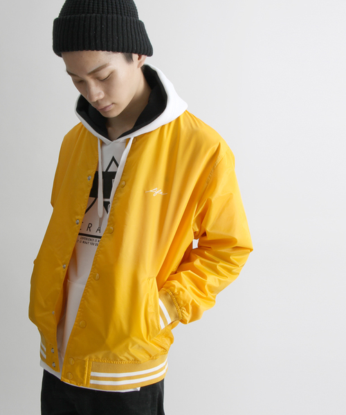 WEGO（ウィゴー）の「WEGO/ラインリブスタジャン（スタジャン・メンズ・ブルー/レッド/ブラック系その他4/ブラック/グリーン/イエロー・MEDIUM/LARGE）」の6枚目の写真