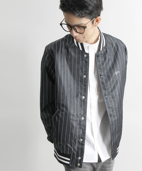 WEGO（ウィゴー）の「WEGO/ラインリブスタジャン（スタジャン・メンズ・ブルー/レッド/ブラック系その他4/ブラック/グリーン/イエロー・MEDIUM/LARGE）」の3枚目の写真