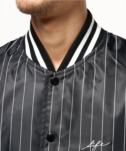 WEGO（ウィゴー）の「WEGO/ラインリブスタジャン（スタジャン・メンズ・ブルー/レッド/ブラック系その他4/ブラック/グリーン/イエロー・MEDIUM/LARGE）」の10枚目の写真