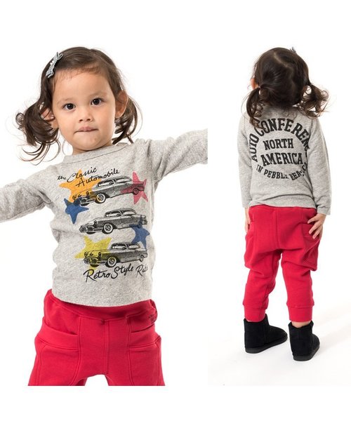 BREEZE（ブリーズ）の「ネット限定 アメ車Tシャツ（Tシャツ/カットソー・キッズ・グレー/イエロー/ブルー・95/140/120/130/110/90/100/80）」の14枚目の写真