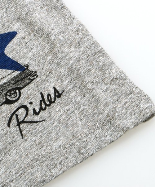 BREEZE（ブリーズ）の「ネット限定 アメ車Tシャツ（Tシャツ/カットソー・キッズ・グレー/イエロー/ブルー・95/140/120/130/110/90/100/80）」の4枚目の写真