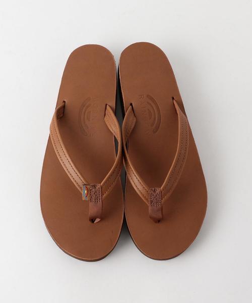 RAINBOW SANDALS(レインボーサンダル)の「<RAINBOW SANDALS>DOUBLE LAYER NARROW サンダル ◆(ビーチサンダル・レディース・ブラック/ブラウン・MEDIUM/SMALL)」の3枚目の写真