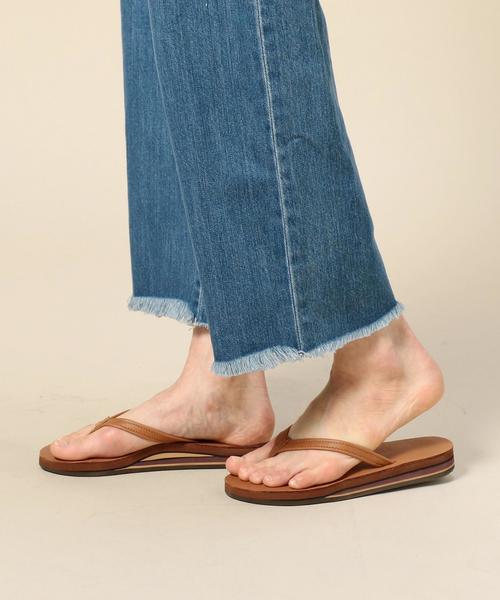 RAINBOW SANDALS(レインボーサンダル)の「<RAINBOW SANDALS>DOUBLE LAYER NARROW サンダル ◆(ビーチサンダル・レディース・ブラック/ブラウン・MEDIUM/SMALL)」の10枚目の写真