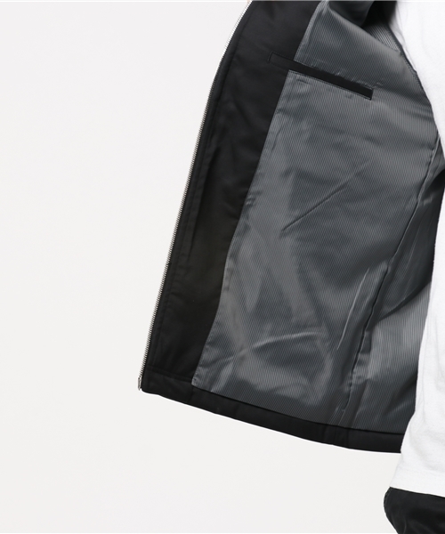 MEN'S BIGI(メンズビギ)の「フロント切り替え ライダースジャケット/ラムレザー×ナイロン(ライダースジャケット・メンズ・ブラック・M/L)」の6枚目の写真