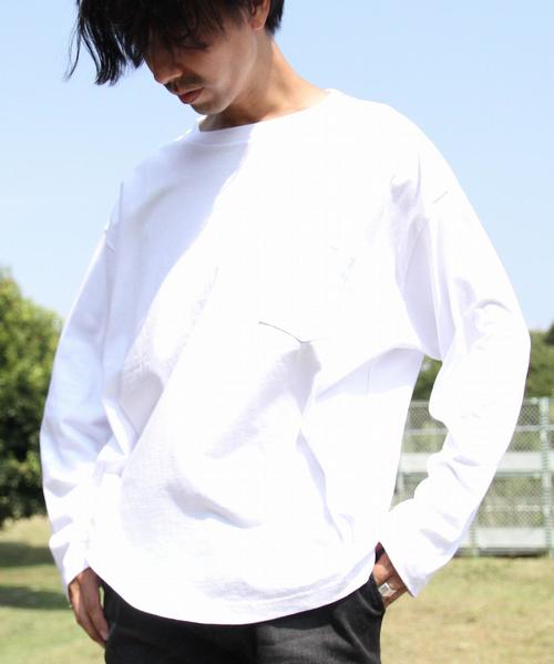 coen(コーエン)の「【WEB限定】スーパービッグロングスリーブカットソー(Tシャツ/カットソー・メンズ・ブラック/ホワイト・SMALL/LARGE/MEDIUM)」の2枚目の写真