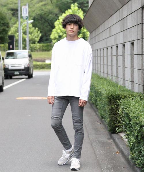 coen(コーエン)の「【WEB限定】スーパービッグロングスリーブカットソー(Tシャツ/カットソー・メンズ・ブラック/ホワイト・SMALL/LARGE/MEDIUM)」の6枚目の写真