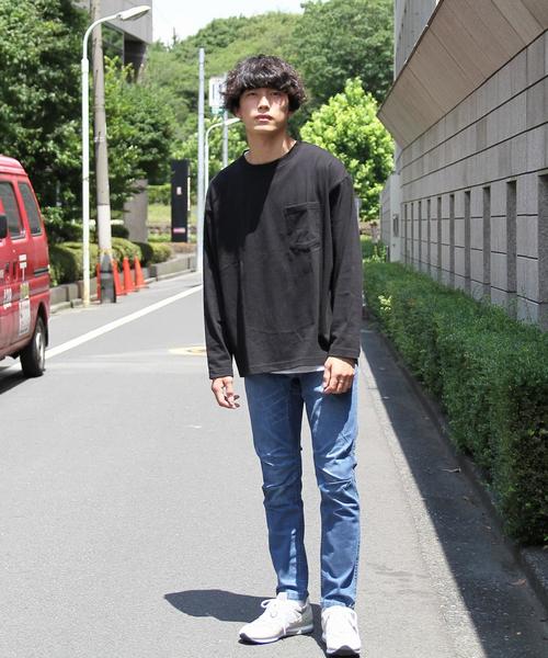 coen(コーエン)の「【WEB限定】スーパービッグロングスリーブカットソー(Tシャツ/カットソー・メンズ・ブラック/ホワイト・SMALL/LARGE/MEDIUM)」の7枚目の写真