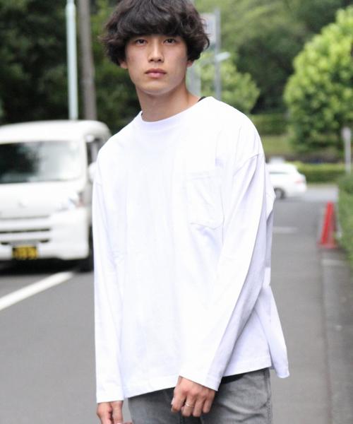 coen(コーエン)の「【WEB限定】スーパービッグロングスリーブカットソー(Tシャツ/カットソー・メンズ・ブラック/ホワイト・SMALL/LARGE/MEDIUM)」の18枚目の写真