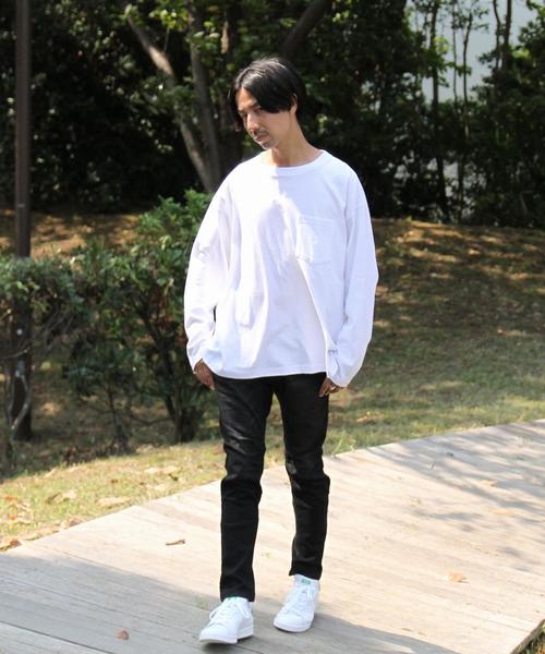 coen(コーエン)の「【WEB限定】スーパービッグロングスリーブカットソー(Tシャツ/カットソー・メンズ・ブラック/ホワイト・SMALL/LARGE/MEDIUM)」の21枚目の写真