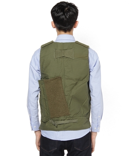 Re cut supply ミリタリーリメイクベストBEAMS PLUS USA BEAMS PLUS（ビームスプラス）の「RE CUT SUPPLY / ミリタリーベスト