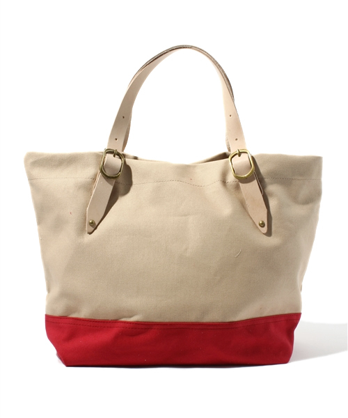 Another Edition（アナザーエディション）の「AE FLW PRT TOTE（トートバッグ・レディース・レッド/ネイビー/ケリー・フリー）」の5枚目の写真