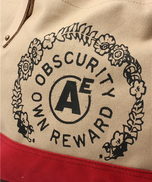 Another Edition（アナザーエディション）の「AE FLW PRT TOTE（トートバッグ・レディース・レッド/ネイビー/ケリー・フリー）」の7枚目の写真