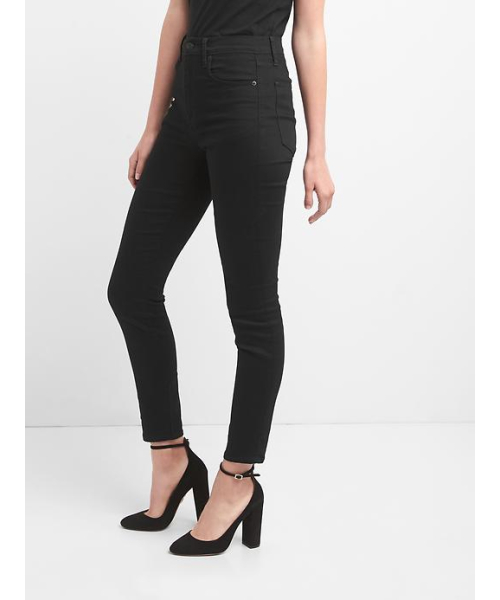 GAP（ギャップ）の「Gap スーパーハイライズ トゥルースキニージーンズ（デニムパンツ・レディース・ブラック・28/25/26/27/29/24/23）」の4枚目の写真