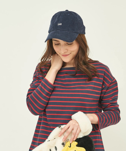 Lee（リー）の「LEEコーデュロイキャップ（キャップ・レディース・ライトグレー/ピンク/サックスブルー/ネイビー・FREE）」の14枚目の写真