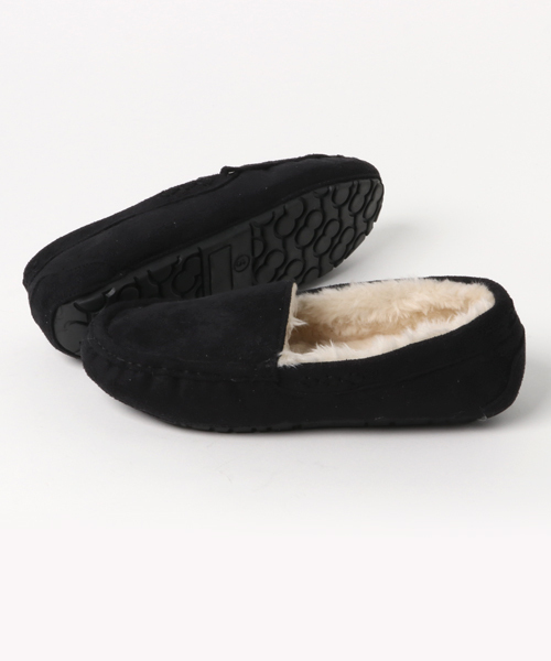 KOBE LETTUCE（コウベレタス）の「ふわもこエコファーが気持ちいい♪[無地/レオパード柄]フェイクムートンローファー/フラットシューズ/レディース[H526]/神戸レタス（モカシン/デッキシューズ・レディース・ライトピンク/その他/ブラック/グレー/キャメル/ブルー系その他/ライトグレー/ベージュ/ワイン/その他1/ピンク/ダークブラウン/マスタード・LL/S/L/M）」の17枚目の写真